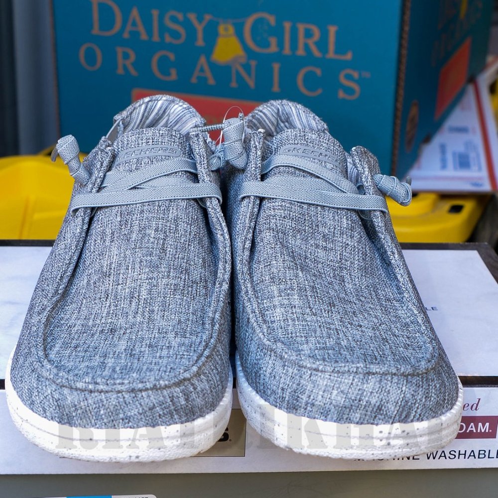 Skechers Men's Chad Air Cooled Memory Foam Casual Shoes Gray - Picture 2 of 7